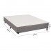 Base Para Cama Box Casal Flex 138x188 Grafite Reconflex