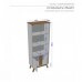 Cristaleira 2 Portas Madri Naturalle com Off White Bechara