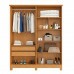Guarda-Roupa  4 Portas 2 Gavetas MDF Nina Off White Bianchi 