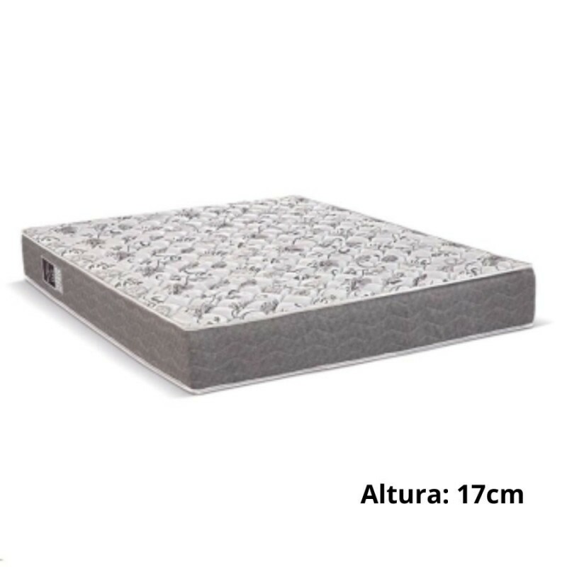 Colchão de Casal Max Saúde Espuma D-45 Selado 138x188x17 cm - Reconflex