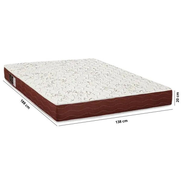 Colchão Casal Espuma D33 Max Saúde Selado 138x188x20