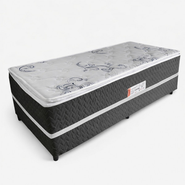 Cama Box Macro Solteiro 88X188X58 - Topazio Cama Box Macro Solteiro 88X188X58 - Topazio