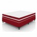 Cama Box Casal Zeus (Colchão + Base) 138x188 Molas Ensacadas Baflex
