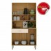 Armário de Cozinha Kit Golden 6 Portas Plus Freijó/Supremo/Ripado 100% MDF
