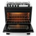 Fogão 5 Bocas Preto com Mesa Inox Atlas 1649 MSX Bivolt