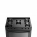 Fogão 5 Bocas Atlas Automático Milão Glass Mesa de Vidro Preto Bivolt