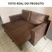 Estofado Retrátil Vitória Marrom - Bacetto 