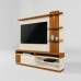 Home para Tv até 55" Mariana Off White/Canela Mobler Home para Tv até 55" Mariana Off White/Canela Mobler