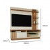 Home para Tv até 55" Mariana Off White/Canela Mobler Home para Tv até 55" Mariana Off White/Canela Mobler