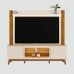 Home Para Tv até 70" 2 Portas com Led Maceió Off White/Canela Mobler Home Para Tv até 70" 2 Portas com Led Maceió Off White/Canela Mobler