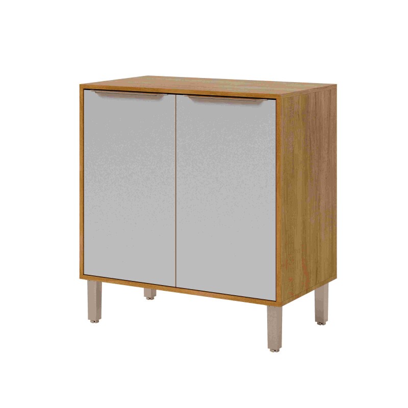 Balcão Cozinha Divina 80cm 2pts Off White/ Cinamomo - MGM 