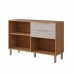 Balcão Cozinha Divina 2gavs 2 Ptas C/tampo 120 M Freijo/Off White