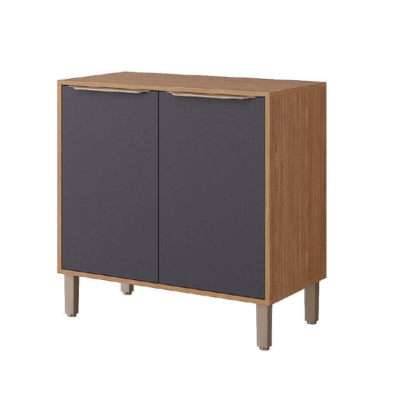 Balcão Cozinha Divina/Esplendida 80cm 2pts MGM Freijo/ Titanium