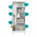 Armário Multiuso Jade 70cm 2 Portas Branco Moval 