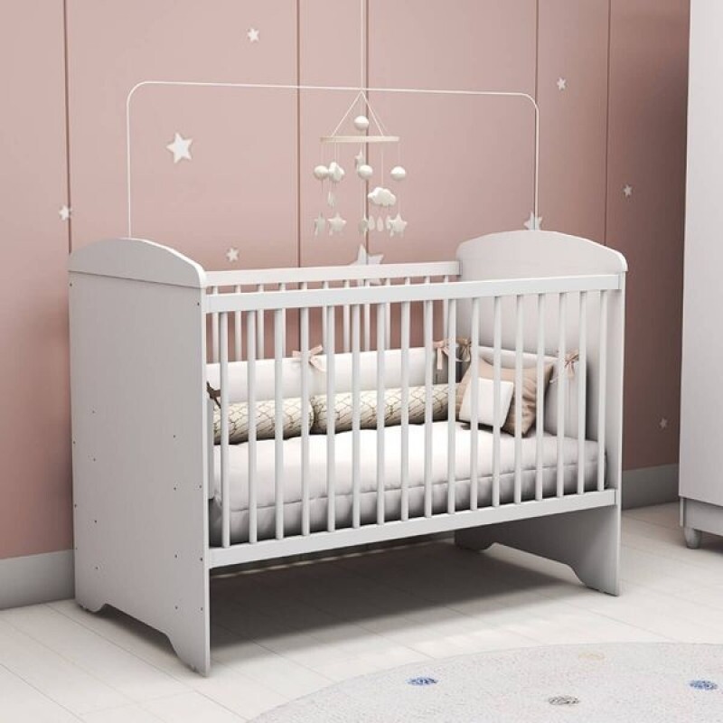 Berço Eloa Mini Cama Branco - Carolina Baby
