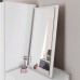Cômoda para Quarto com Espelho 2 Portas 3 Gavetas Notável Móveis NT5165 Branco/Rosa