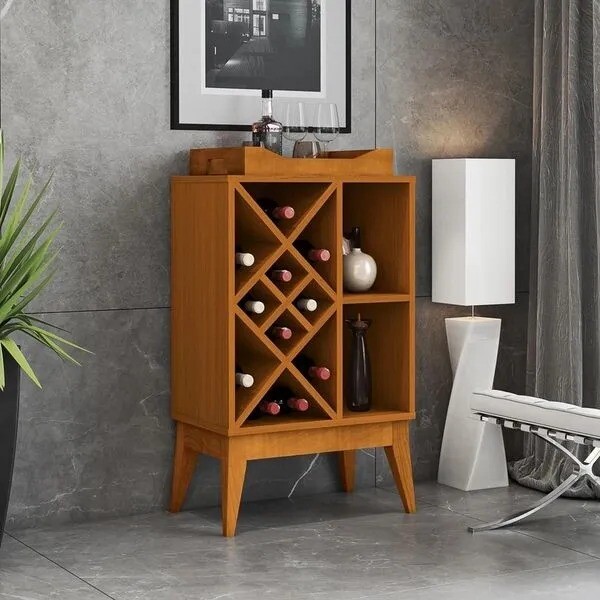 Bar Adega 50cm Bali Cedro - Edn Móveis