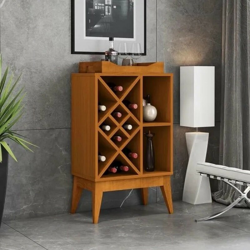 Bar Adega 50cm Bali Cedro - Edn Móveis Bar Adega 50cm Bali Cedro - Edn Móveis