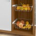 Balcão/Fruteira Para Cozinha Branco Nt3075 Notável Móveis- Freijó/Branco