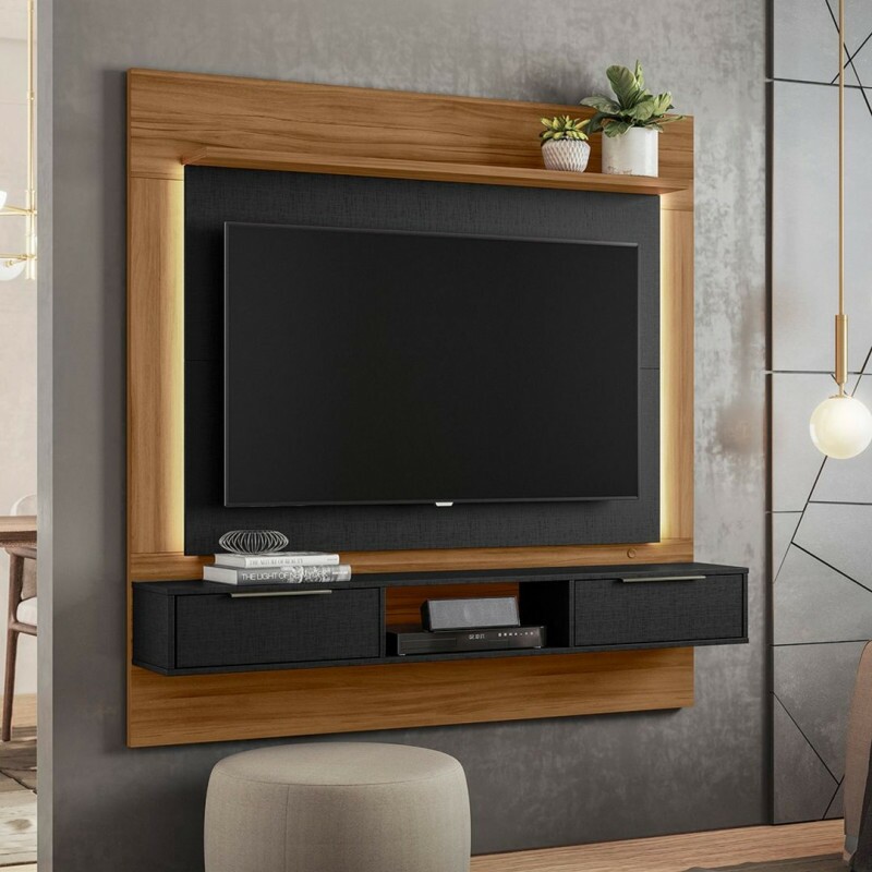 Painel NT1280 com Led para Tv Até 58 Polegadas Notável - Freitjó Trend/ Preto Tx