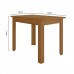 Conj. Mesa Bellagio 108x68cm, c/ 4 Cadeiras Milano, Carvalho  - Poliman