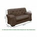 Conjunto de Sofá 2x3 Lugares Caribe Castor Capitonê Masterflex
