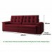 Sofá Retrátil e Reclinável 3 Lugares Columbus Vermelho 221 cm