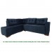 Conjunto Estofado Canto Divano Bacetto 2 e 3 lugares - Azul