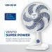 Ventilador de Mesa MONDIAL 127V, 30cm, 6 pás, Super Power - VSP-30-W - Branco