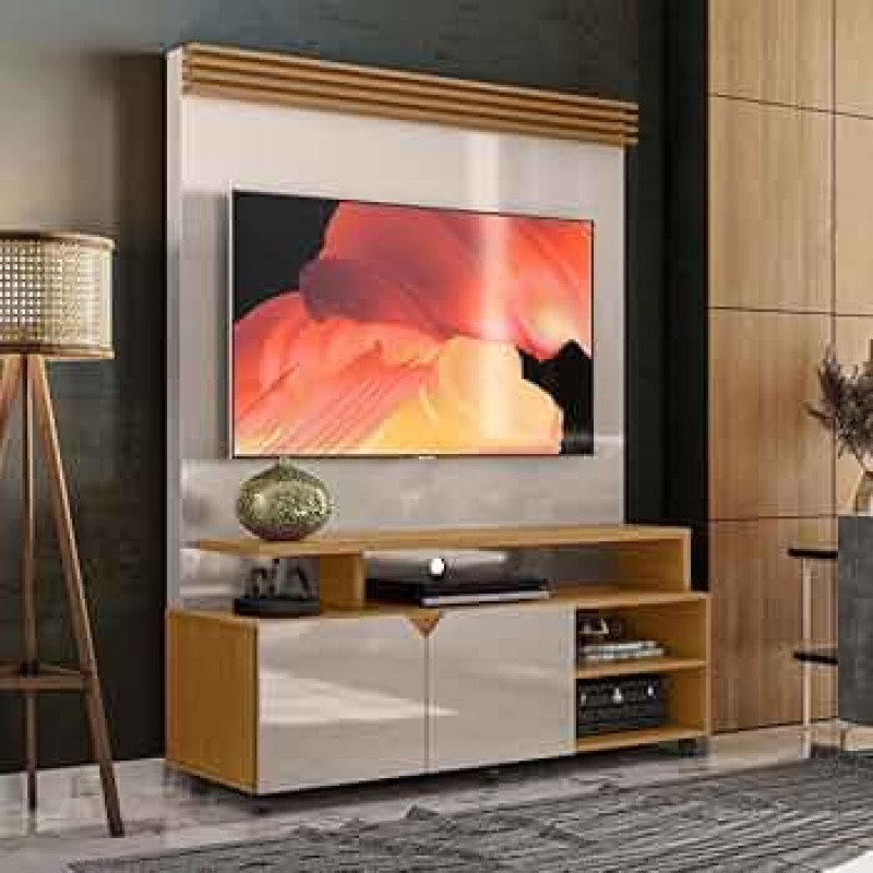Home Para TV até 55" 2 Portas Berlim Lukaliam
