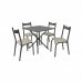 Conjunto Mesa com 4 Cadeiras para Cozinha 70cm Tampo Granito - Ciplafe