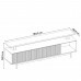 Bancada NT 1385 Off White Com Freijo Notavel Bancada NT 1385 Off White Com Freijo Notavel