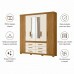 Guarda Roupa  Casal 6 Portas  6 Gavetas  França Moval
