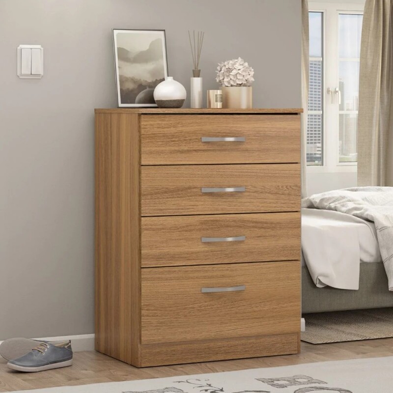 Cômoda com 4 Gavetas Astral Demóbile Cômoda com 4 Gavetas Astral Demóbile